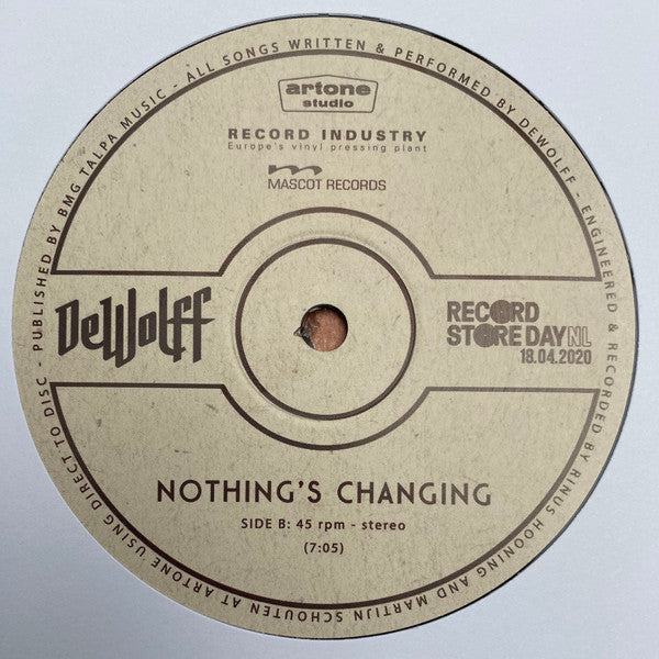 Dewolff : Blizzard - Pruf (10", RSD, Single, Ltd)