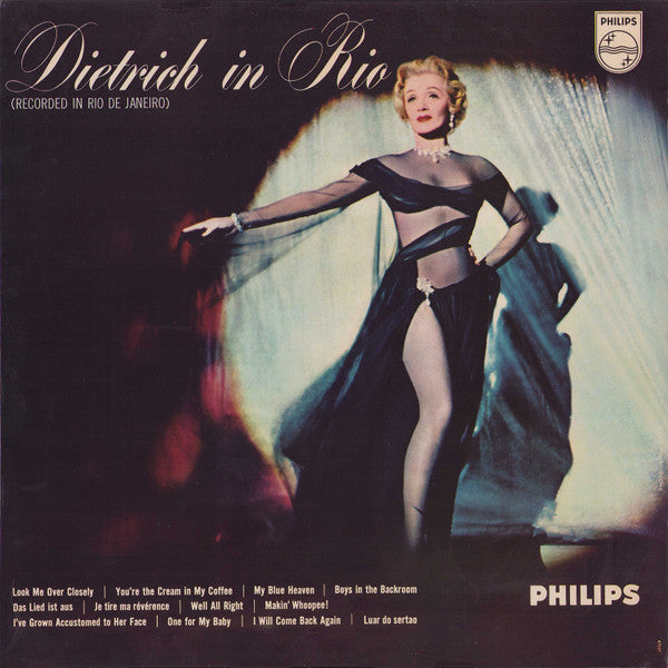 Marlene Dietrich : Dietrich In Rio (Recorded In Rio De Janeiro) (LP, Album, Mono)