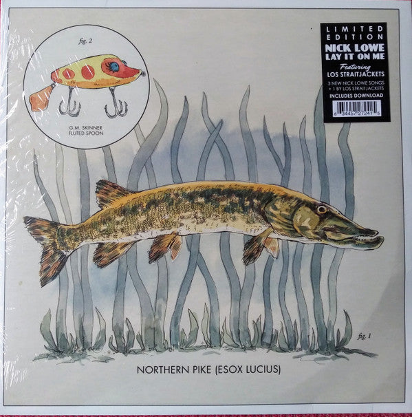 Nick Lowe Featuring Los Straitjackets : Lay It On Me (12", EP, Ltd)