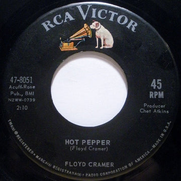 Floyd Cramer : Hot Pepper / For Those That Cry (7", Single, Roc)