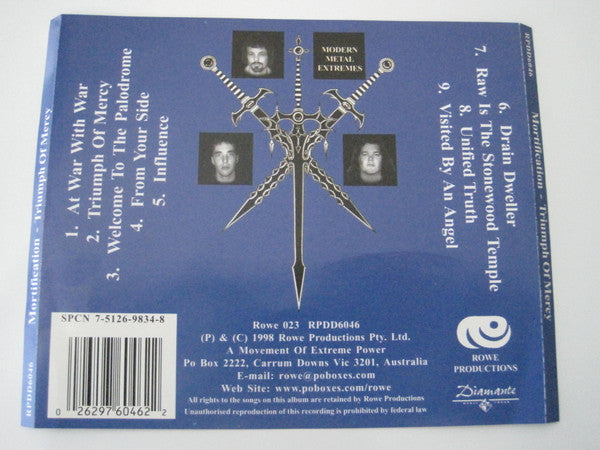 Mortification : Triumph Of Mercy (CD, Album)