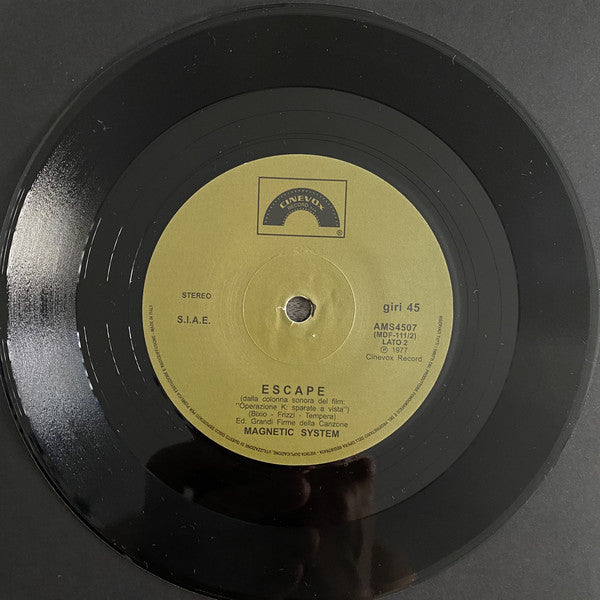 Magnetic System : Godzilla / Escape (7", RSD, Single, Ltd, RE, S/Edition)