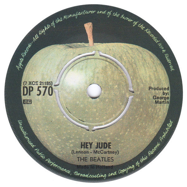 The Beatles : Hey Jude / Revolution (7", Single, Mono)