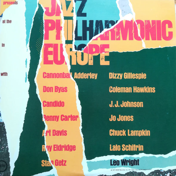 Jazz At The Philharmonic : Jazz At The Philharmonic In Europe (2xLP, Comp)