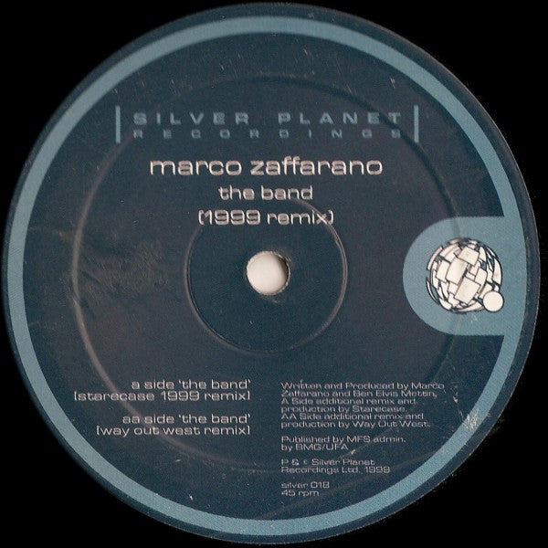 Marco Zaffarano : The Band (1999 Remix) (12")