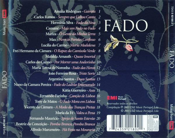 Various : The Best Of Fado - Um Tesouro Português (CD, Comp)