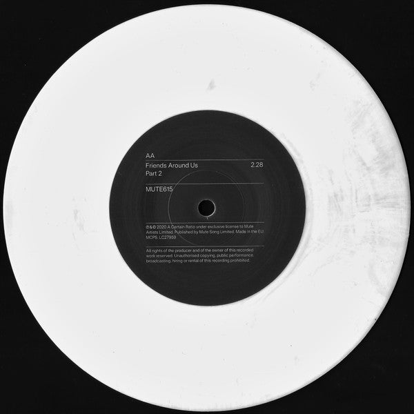 A Certain Ratio : Friends Around Us (Part 1 And 2) (7", Single, Ltd, Whi)