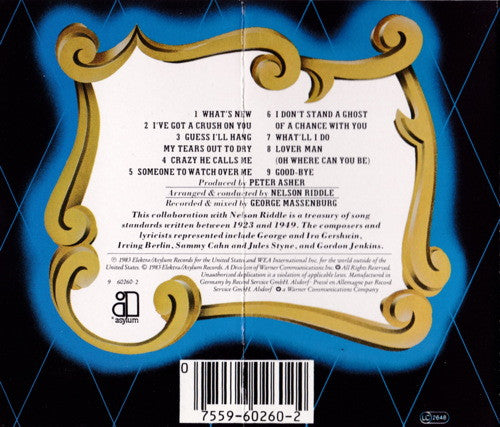 Linda Ronstadt & Nelson Riddle And His Orchestra : What's New (CD, Album, RE)