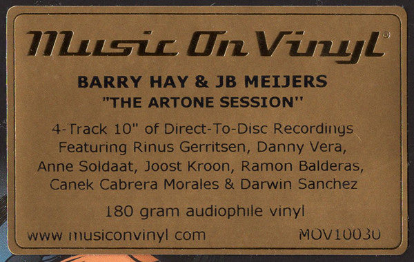 Barry Hay & JB Meijers : The Artone Session (10", EP, RSD)