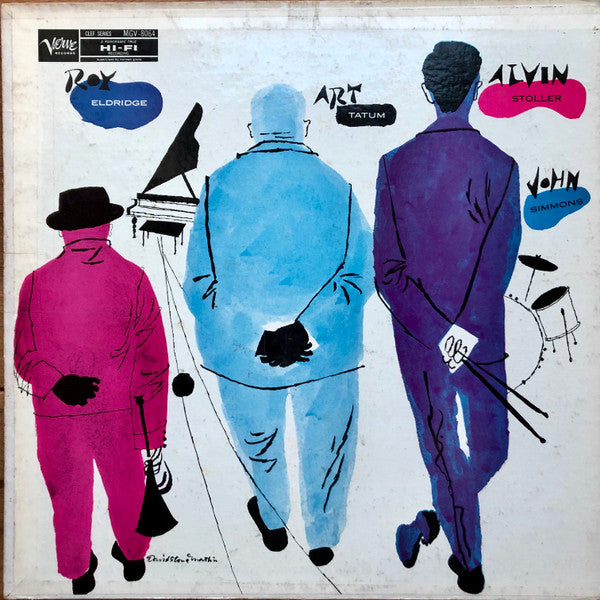 Roy Eldridge, Art Tatum, Alvin Stoller, John Simmons : The Art Tatum-Roy Eldridge-Alvin Stoller-John Simmons Quartet (LP, Album, Mono, RE)