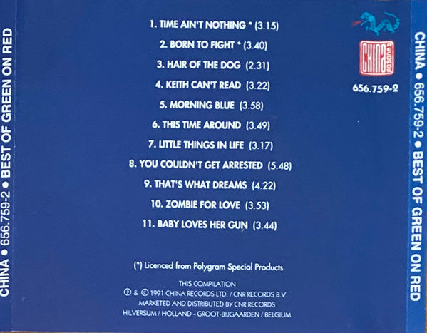 Green On Red : The Best Of Green On Red (CD, Comp)