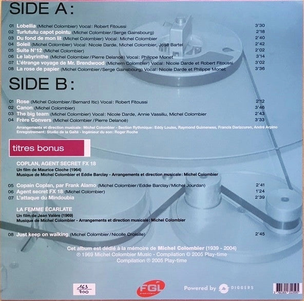 Michel Colombier : Capot Pointu (LP, Album, Ltd, Num, RE, Whi)