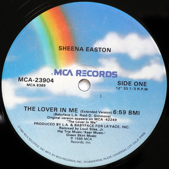 Sheena Easton : The Lover In Me (12", Single, Glo)