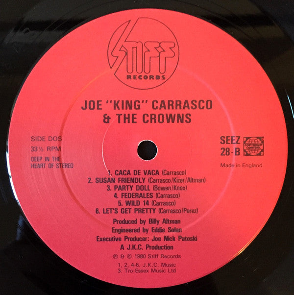 Joe King Carrasco & The Crowns : Mil Gracias A Todos Nuestros Amigos (LP, Album)