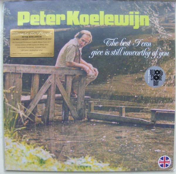 Peter Koelewijn : The Best I Can Give Is Still Unworthy Of You (LP, Album, RSD, Ltd, Whi)