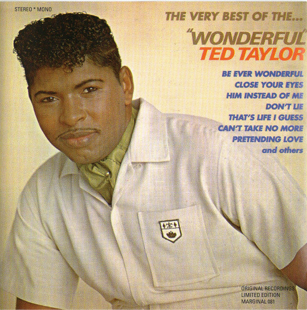 Ted Taylor : "Wonderful" (CD, Comp)