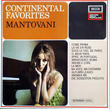 Mantovani : Continental Favorites (LP, Album)