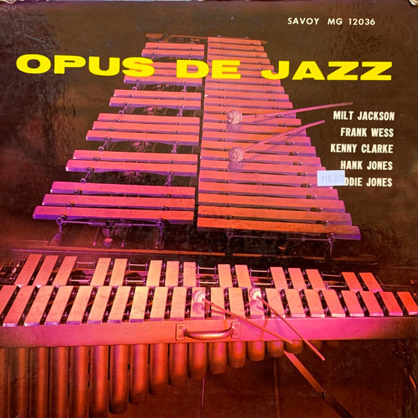 Milt Jackson, Frank Wess, Kenny Clarke, Hank Jones, Eddie Jones : Opus De Jazz  (LP, Album, Mono, RP, MGM)