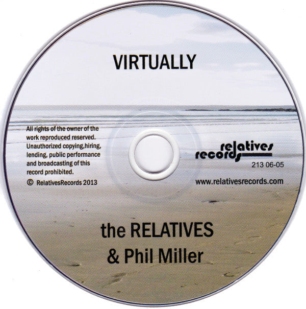 The Relatives (15) & Phil Miller Featuring Special Guest Richard Sinclair : Virtually (CD, Album)
