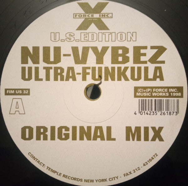 Nu-Vybez : Ultra-Funkula (12")