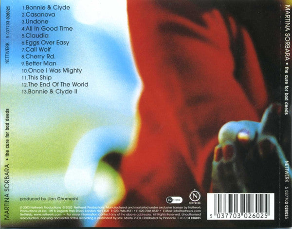 Martina Sorbara : The Cure For Bad Deeds (CD, Album)