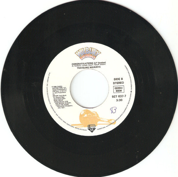 Traveling Wilburys : End Of The Line (7", Single)