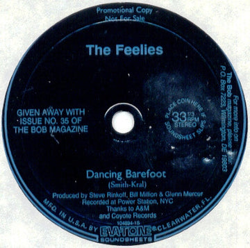 The Feelies : Dancing Barefoot (Flexi, 7", S/Sided, Promo)