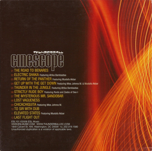 Thunderball (2) : Cinescope (CD, Album, Promo)