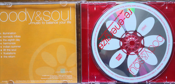 Tony White (30) : Re-Energize (Uplifts The Spirit, Harmonizes Mind And Body) (CD, Album)