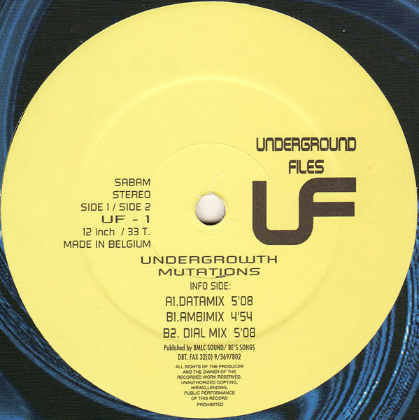 Undergrowth : Mutations (12")