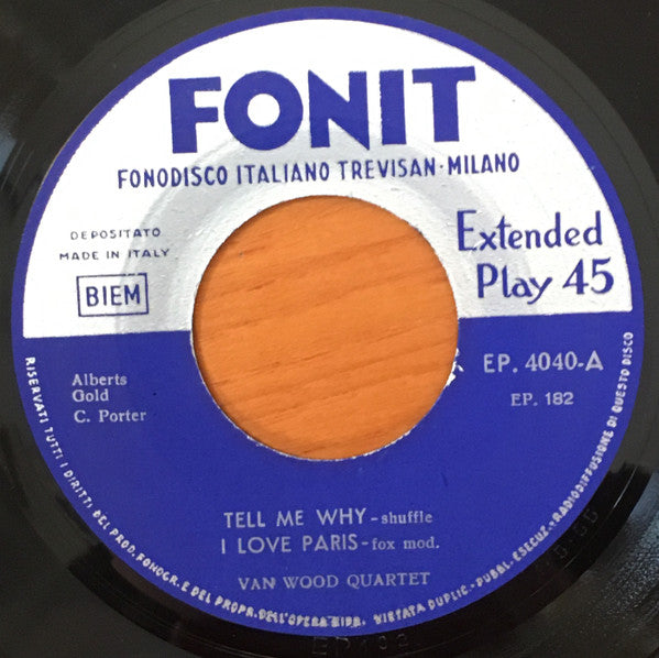 Van Wood Quartet : N. 1 (7", EP, RE)