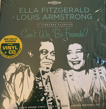 Ella Fitzgerald, Louis Armstrong : 11 Timeless Classics - Can't We Be Friends? (LP, Gre + CD + Comp, Ltd)