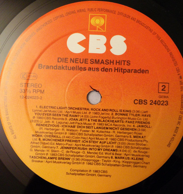 Various : Die Neue Smash Hits (LP, Comp)