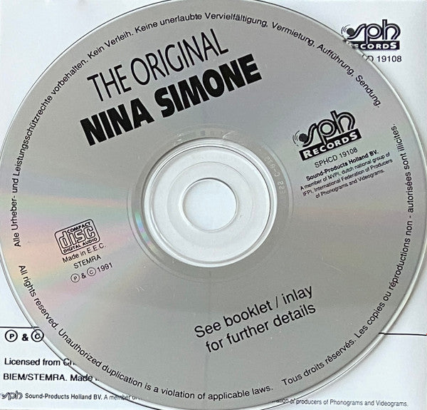 Nina Simone : The Original  (CD, Album, Comp, RE)