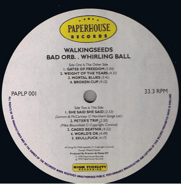 Walkingseeds* : Bad Orb.. Whirling Ball (LP, Album)