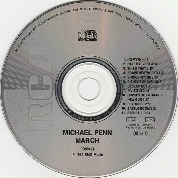 Michael Penn : March (CD, Album)