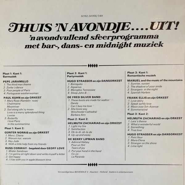 Various : Thuis 'N Avondje Uit! (3xLP, Comp)