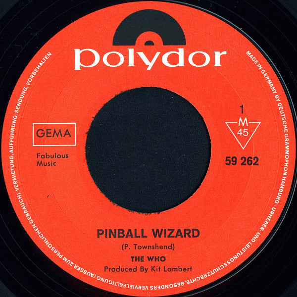 The Who : Pinball Wizard (7", Single, Mono)