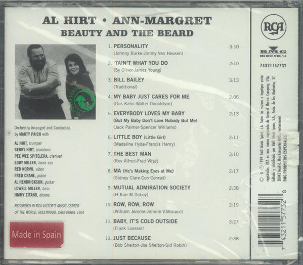 Al Hirt And Ann Margret : Beauty And The Beard (CD, Album)