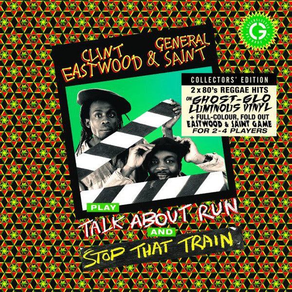 Clint Eastwood And General Saint : Play Talk About Run / Stop That Train (7", Gho)