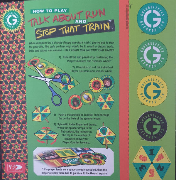 Clint Eastwood And General Saint : Play Talk About Run / Stop That Train (7", Gho)
