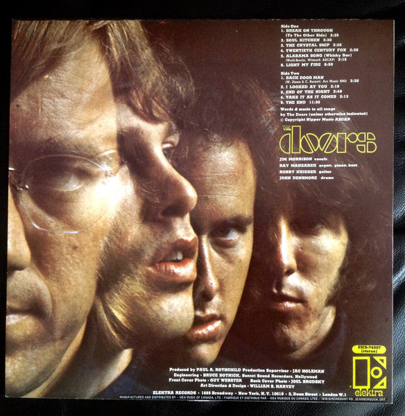 The Doors : The Doors (LP, Album, RE)