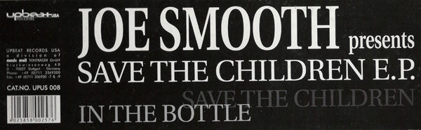 Joe Smooth : Save The Children E.P. (12", EP)