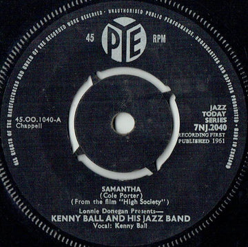 Lonnie Donegan Presents Kenny Ball And His Jazzmen : Samantha (7", Single)