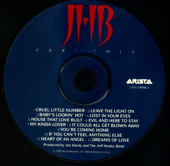 The Jeff Healey Band : Feel This (CD, Album)
