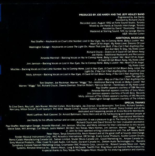 The Jeff Healey Band : Feel This (CD, Album)