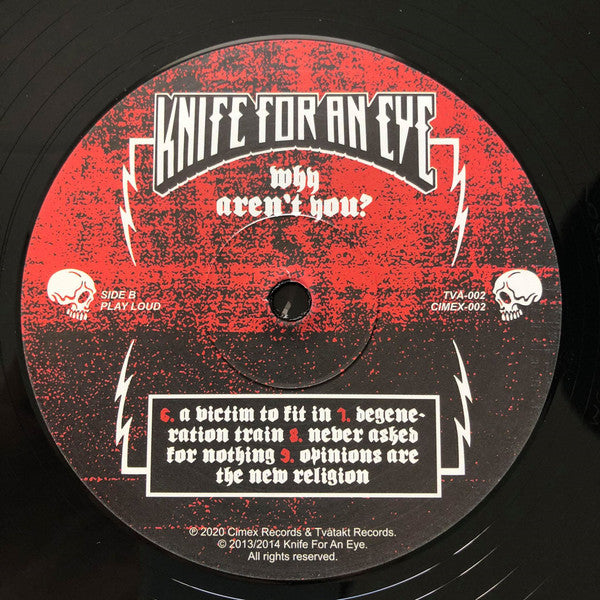 Knife For An Eye : Damnation Rock'n'roll (LP, Album, Ltd)