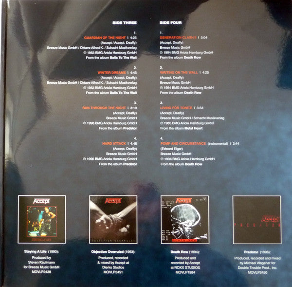 Accept : Classics, Rocks 'n' Ballads - Hot & Slow (2xLP, Comp, Ltd, Num, sil)