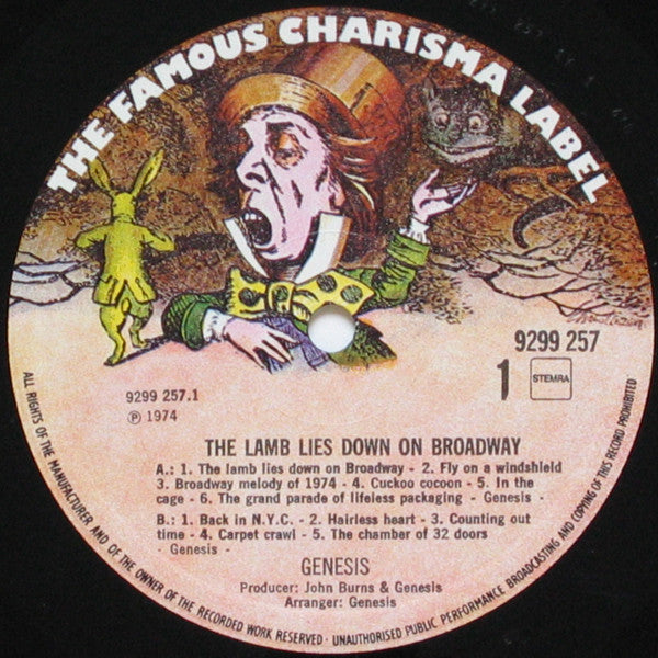 Genesis : The Lamb Lies Down On Broadway (2xLP, Album)