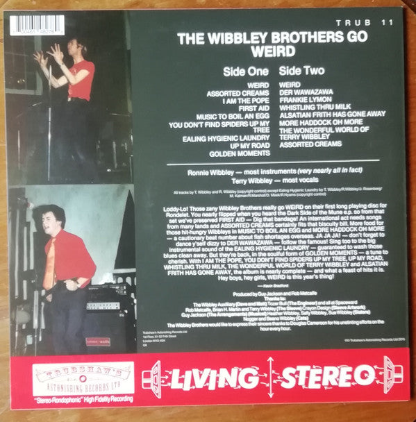 The Wibbley Brothers : Go Weird (LP, Album, Ltd, RE, RM)